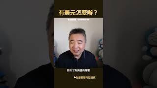 翟山鹰：手里有美元怎么办？
