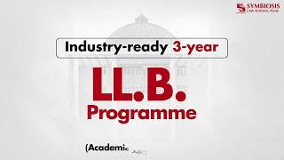 Join Symbiosis Law School Pune's Industry-Ready 3-Year LL.B. Programme