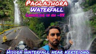 Hidden waterfalls near kurseiong|paglajhora|present landslide ofNH-55#nature #trending#waterfall