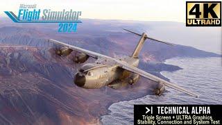 Microsoft Flight Simulator 2024 - Triple Screen - TECH ALPHA - Testing