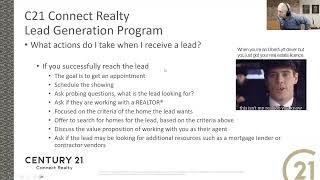 Foundations: Lead Generation Program | Century 21 Connect Realty - Dec 5, 2022