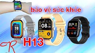 Review of TZUZL H13 smart watch with bluetooth connection to monitor health