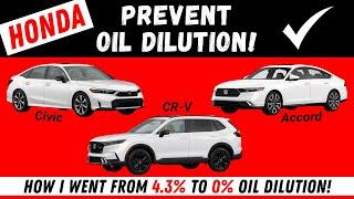 Honda OIL DILUTION  (Honda Accord, Honda Civic, Honda CR-V)