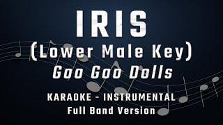 IRIS - LOWER MALE KEY - FULL BAND KARAOKE - INSTRUMENTAL - GOO GOO DOLLS