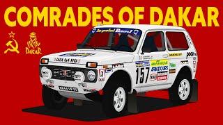 Soviet 4x4s vs Dakar – Lada Niva Poch and Lada Samara T3