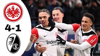 Eintracht Frankfurt 4-1 SC Freiburg Highlights | Bundesliga 2025