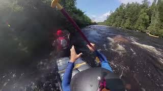 Tandem Canoeing the Dead River (no music)