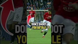 Rio Ferdinand really told Ronaldo to not shoot. bro then scored the best pl goal ever