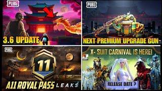  Bgmi 3.6 New Update Leaks | A11 Royal Pass  | Next Premium Crate Upgrade Gun | Bgmi Next X Suit