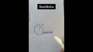latest handmade design ️ Samiksha name type new craft creative fusion#design#art#creation#ytshorts