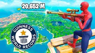 HO BATTUTO 15 WORLD RECORD SU FORTNITE!! *INCREDIBILE*