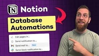 Automate your Notion workspace with database automations