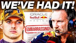 Red Bulls SHOCKING STATEMENT On Verstappen Reaches A BOILING POINT!