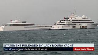 Megayacht Hits Steve Jobs' Superyacht | New Angle Shows Culprit | SY Clips