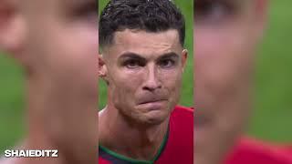 Cristiano Ronaldo in tears after missing penalty vs. Slovenia | EURO 2024 ©️