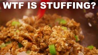 What is Thanksgiving stuffing, and why is it also 'dressing'?