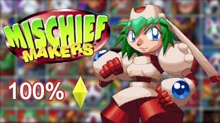 All Gold Gems + Full Ending :: Mischief Makers (N64 )