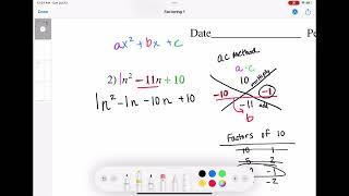 SAT help - Factoring Trinomials