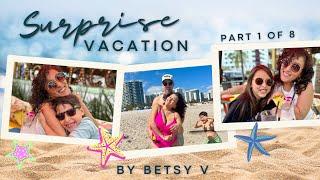 Unforgettable Miami Vacation Surprise! *Family's Reaction Is Priceless* | ThatsBetsyV.com