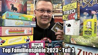 Die besten Familienspiele und Brettspiele im Jahr 2023 - Teil 3