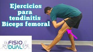 Ejercicios para tendinitis BICEPS FEMORAL