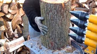 Fastest Automatic Firewood Processing Machine | Homemade Modern Wood Cutting Chainsaw Machines #5