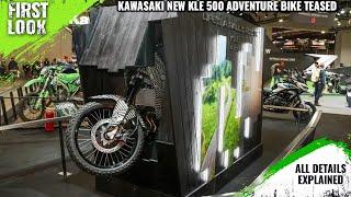 2025 Kawasaki KLE 500 Adventure bike Launched At EICMA 2024 - Explained All Spec, Features And More