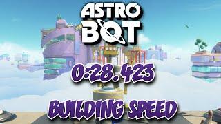 Astro Bot: Building Speed In 0:28.423 (Former World Record)