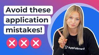 Mistakes to avoid on your study abroad application ️