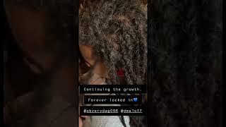 Forever loc in RIP LOVE YA #locs #beautiful #viral  put my cousins loc in my hair so I got him alway