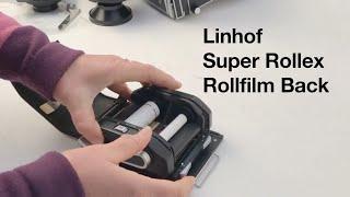 Super Rollex Rollfilm Back - how to insert the film