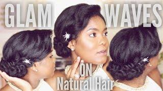 100 Years of Holiday Hair | 1930's Pin Curl Hairstyle on Natural Hair