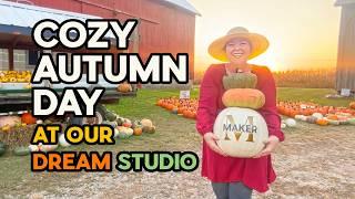 Building My DREAM Studio in a Cornfield | Cozy Autumn Days