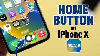 iPhone X Secret Virtual Home Button! [Enable]