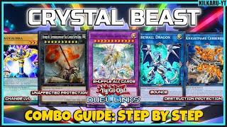 Crystal Beast INSANE Turn 1 w NEW Super Dora Unaffected Overdrive Board | Duel Links [COMBO GUIDE]