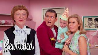 Samantha Makes Aunt Clara De-Age By 10 Years  | Bewitched