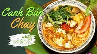 Hướng dẫn nấu Canh Bún Chay đậm vị - Vegan Rice Noodles Soup Recipes | Bếp Cô Minh Tập 114