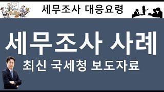 2021년 4월27일 세무조사사례 010-7539-7010