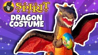 Fire Dragon INFLATABLE Costume is INSANE! Spirit Halloween 2021