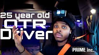 Day in the life of a 25 year old truck driver | Prime Inc 