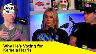 Student Expertly Breaks Down Why He's Voting for Kamala Harris