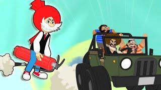 Chacha Chaudhary Hindi | Speed Car Race | सबसे तेज कार | April Fool Special Video |Animated Cartoons