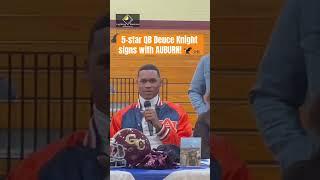 Deuce Knight is officially an Auburn Tiger! #WarEagle #AuburnFootball #AuburnTigers #nsd
