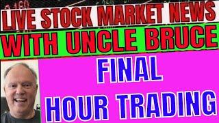 GME AMC SHARES JUMP IS IT TIME TO BUY PUTS? LIVE STOCK TRADING IN PLAIN ENGLISH WITH UNCLE BRUCE