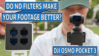 ND Filters On The DJI Osmo Pocket 3! Capture Cinematic Footage!