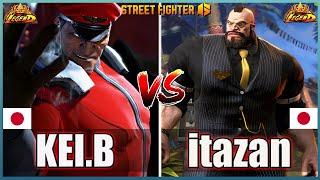 Street Fighter 6 KEI.B (M Bison)  Vs  itazan  (ZANGIEF #1Rank)Best Ranked MatchHigh Level Match