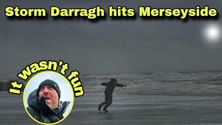 Storm Darragh hits Merseyside with force