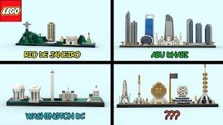 LEGO MINIATURE VERSIONS OF CITIES