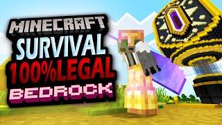 Este Jugador Tiene Un Survival de MC BEDROCK muy GUAPO!