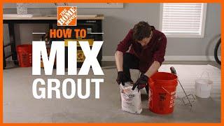 How to Mix Grout | Tile Projects | The Home Depot